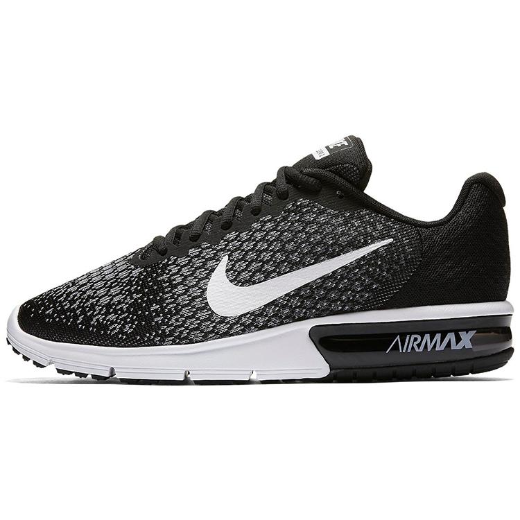 New Nike Air Max Sequent 2 Black White 852461-005