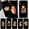 Ukiyo-e Samurai Cat Neko Ramen Case For Huawei P40 Lite P20 P50 P30 Pro P Smart Z 2019 Nova 5T Cover For Honor 50 Case