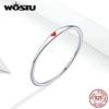 925 Sterling Silver Simple Heart Engrave Rings Round Circle Pure Finger Ring for Women