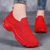 New Ladies Casual Sneakers -Outdoor Travel Breathable Lightweight Comfortable Fashion Non-slip Soft Elastic Shock-absorbing One-step Shoes