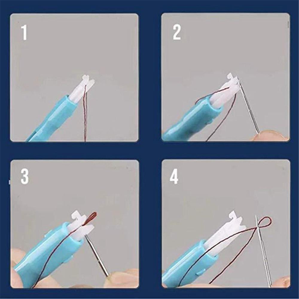 Handicraft Sew Up DIY Needle Threader Stitch Insertion Tool Automatic Thread Device Sewing Machine