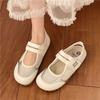 Soft-soled Mesh Women's New Summer Versatile Casual Sports Board Shoes Flat Mary Jane Shoes