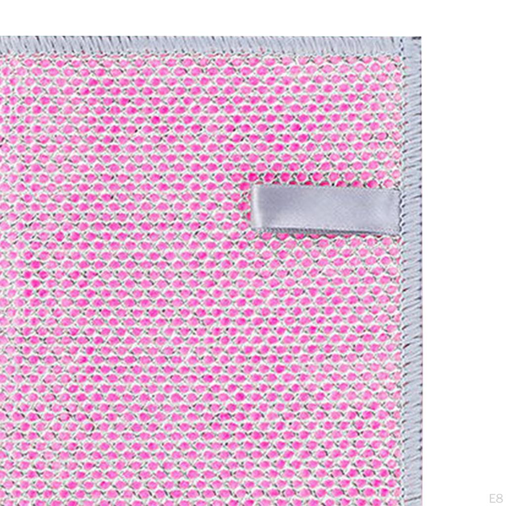 Kitchen Cleaning Dish Towels, Mesh Microfiber Cloth, Multipurpose Wire Dishwashing Rags