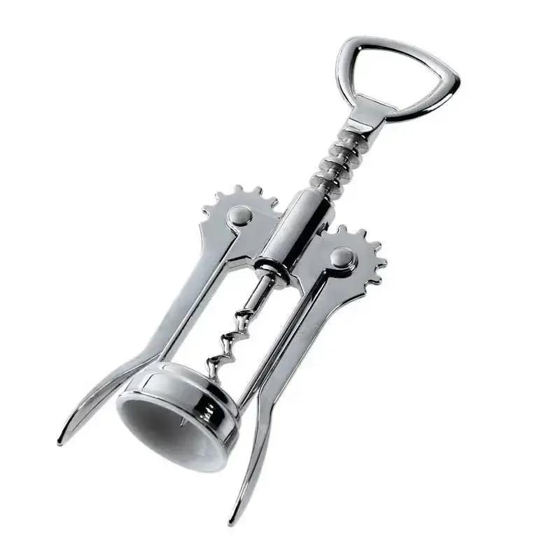 1PC Portable Zinc Alloy Red Wine Bottle Opener Wing Type Metal Cork Drill Bottle Opener Cork Drill Bottle Extractor