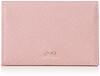 Jill Stuart Slim Business Card Case, Cowhide Leather, Pink