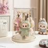 Rotating Labubu Plush Doll Display Box & Charm Stand