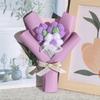 Knitted Flower Artifiical Folwer Bouquet Hand Woven Artificial Flower Potted Plant  Home Decoration