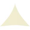 VidaXL Sun Sail Triangular Oxford Fabric 4.5x4.5x4.5 M Cream
