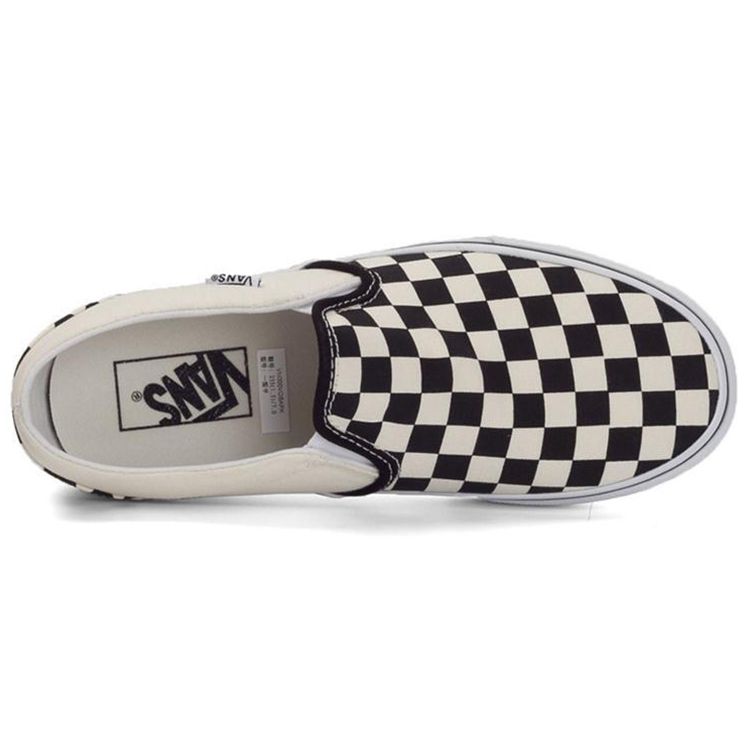 Vans Черно-белые женские кроссовки Asher Checkerboard VN000VOSAPK