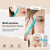 5/10Pcs Eyebrow Razor with Protective Cover Multipurpose Face Exfoliating Dermaplaning Tool Women Men Facial Eyebrow Trimmer