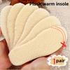 1pair Winter Plush Insole, Padded And Thickened Can Be Cut Fur Body Sweat Moisture Soft And Comfortable Warm Insole