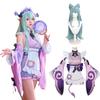 Yumemizuki Mizuki Cosplay Genshin Impact Cosplay Costume with Wig Yumemizuki Mizuki Cosplay Full Set Costume for Adults Fancy Dress School Festival