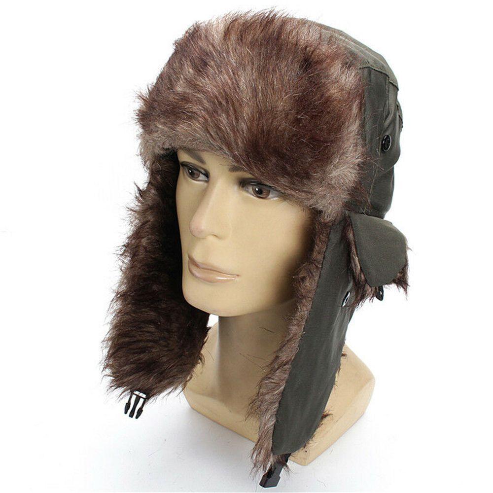 Outdoors Earflap Trapper Ski Hat Winter Hats Winter Cap Russian Ushanka