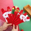 10 Pcs Christmas LED Slap Bracelets Flannel Wristband Holiday Accessories Snowman Santa
