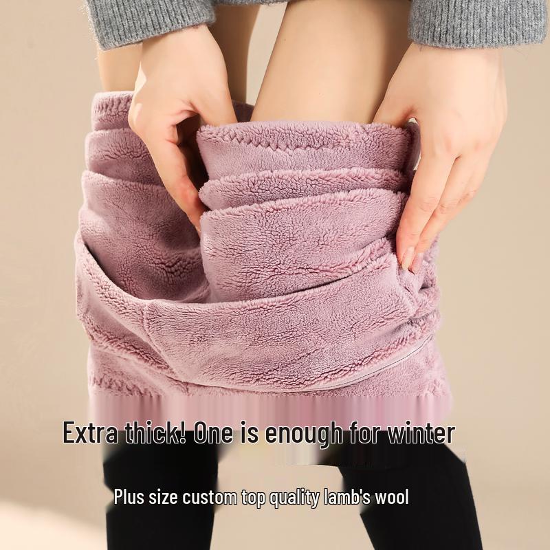 Women's Modal Lambswool Fleece Lined Stirrup Leggings