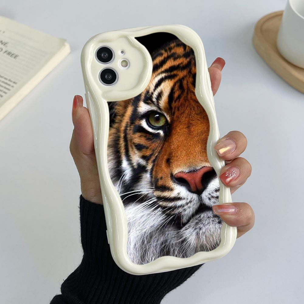 Ae99 Tigers Lion Love Design Art Защитные чехлы для телефонов для Xiaomi Poco X5 F6 Redmi Note 13 12 11 Pro 13C 12C A3 Huawei Honor 90 Wave Задняя крышка из ТПУ
