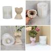 DIY Plant Vase Silicone Mold for Making Plaster Flower Pots Resin Molds Wedding Dress Pen Holder Gardening Home Decor
