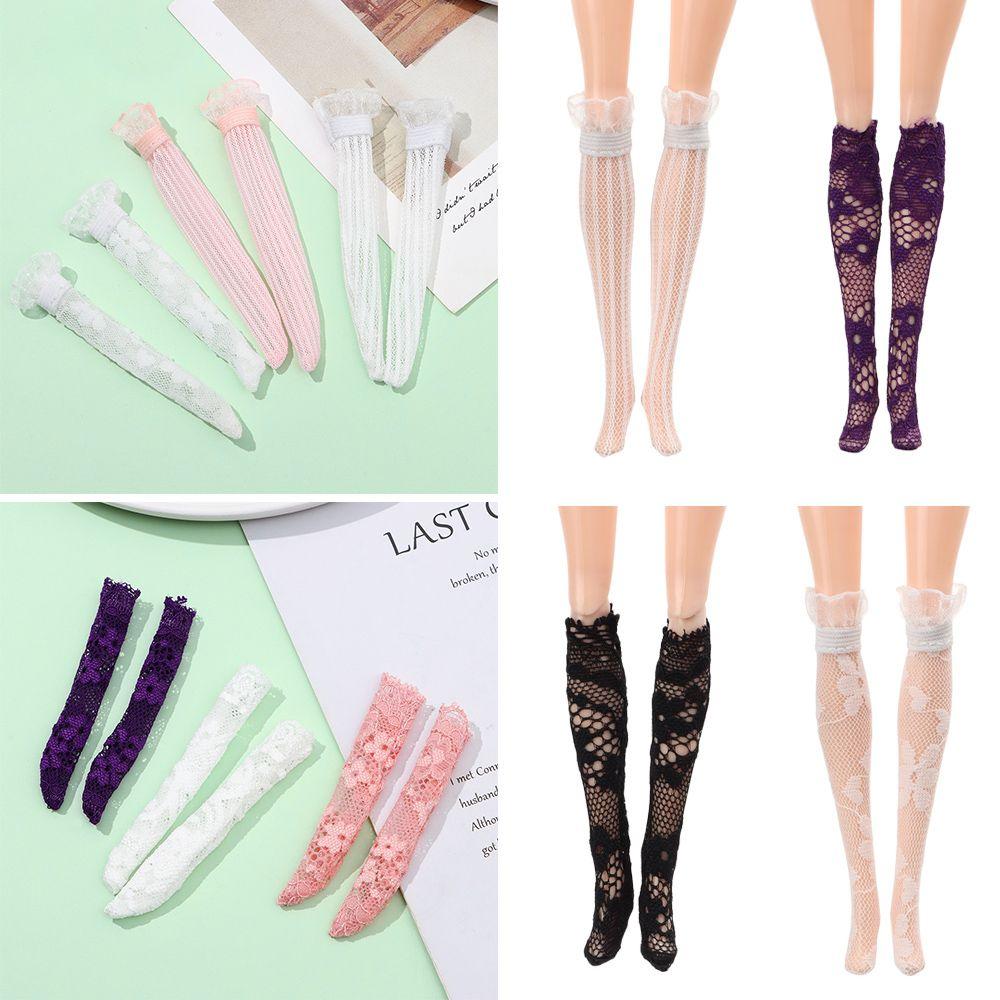 Decoration Toys DIY Christmas Gift Doll's Clothes Accessories 1/6 Doll Stockings Lace Socks