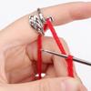 1PC Vintage Adjust Finger Wear Thimble Yarn Guides Knitting Loop Crochet Loop Knitted Rings