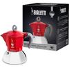 Кофеварка Bialetti Moka 2 чашки красный (0006942)