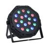 18 LEDs Par Lights RGB Color Mixing Stage Light Support DMX512 Sound Activated Auto-run