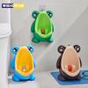 Cute Frog Training Urinal Boys Wall-mounted Urinal Frog Shape Boys Vertical Urinal Potty  Boys Stand Vertical Pee Urinal Trainer