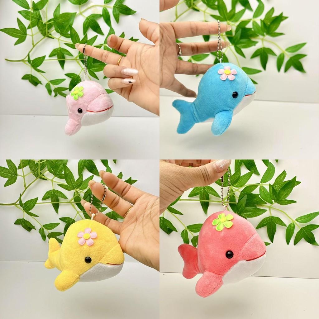 Keychain Dolphin Doll Animal Plush Bag Pendant Pp Cotton Filled Childrens Gift