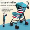 Baby Stroller Light Folding Simple Umbrella Car Can Sit and Lie Baby Children Summer Travel Small Children's Stroller