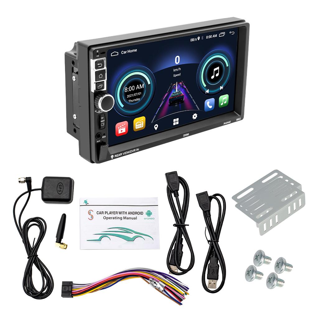 Multimedia Player Mirror Link MP3 MP5 7 Inch 2 Din GPS Bluetooth WIFI Universal TF 5-USB Hands-free FM Receiver Car Radio Video Audio