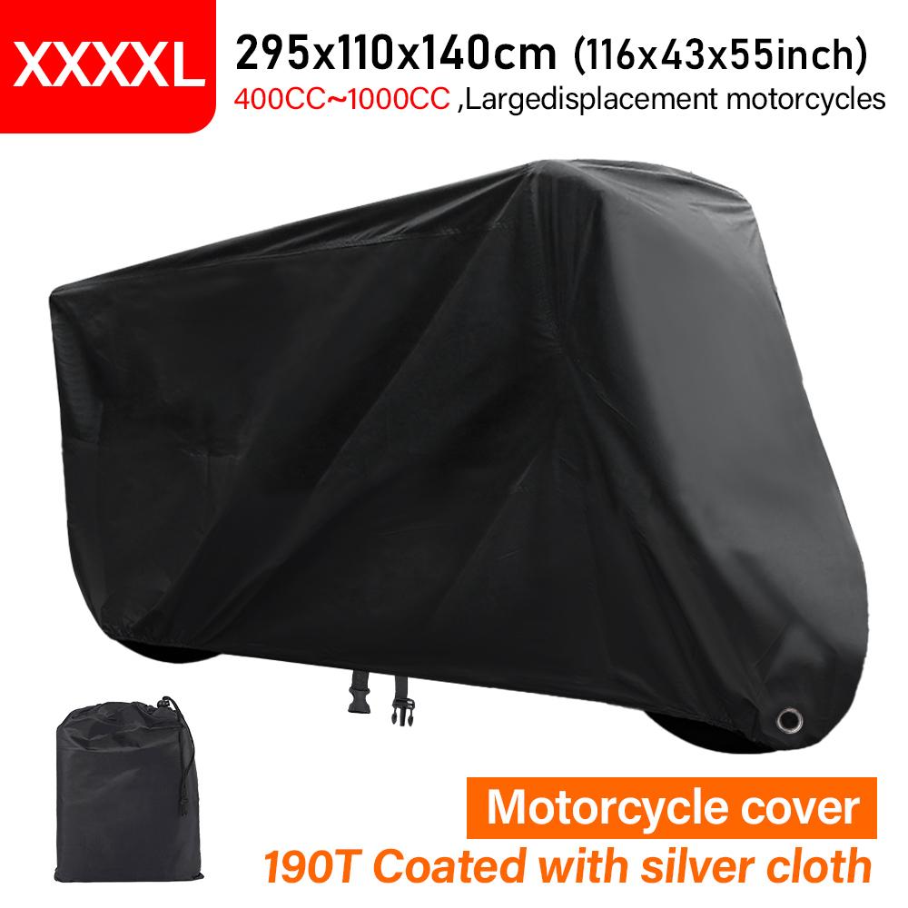 Motorcycle Cover Waterproof All Season Dustproof UV Protective With Lock For Motorbike Funda Outdoor Indoor Motocross Rain Cover