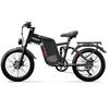 Tifgalop F7 Dual Motor Electric Mountain Bike 2000W 20’’ Full Suspension Fat Tire Ebike with 52V 24AH Battery