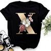 Summer Women's Fashionable Simple Floral Letter Printed Pure Cotton Short Sleeved Women's T-Shirts Women’s