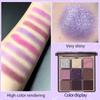 9 Colors Purple Smokey Eye Shadow Palette Highly Pigmented Eyeshadow Matte & Shimmer Makeup Palette Long Lasting Waterproof for Stunning Eye Looks