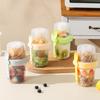 Breakfast Cups Oatmeal Cereal Nut Yogurt Salad Cup Container Set With Fork School Lunch Box Food Storage Bento Box