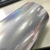 Holographic Rainbow Laser Silver Vinyl Wrap Roll Decals Car Stickers Film Sheets More Size for Choice