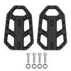 1 Pair Motorcycle Foot Pegs Anti Slip CNC Aluminum Alloy Motorbike Footrest for Versys X300 650 1000 Black