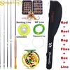 Fly Fishing Rod and Reel Combos for Fly Fishing Lightweight Rod Fly Reel Line Lure Fishing Tackle
