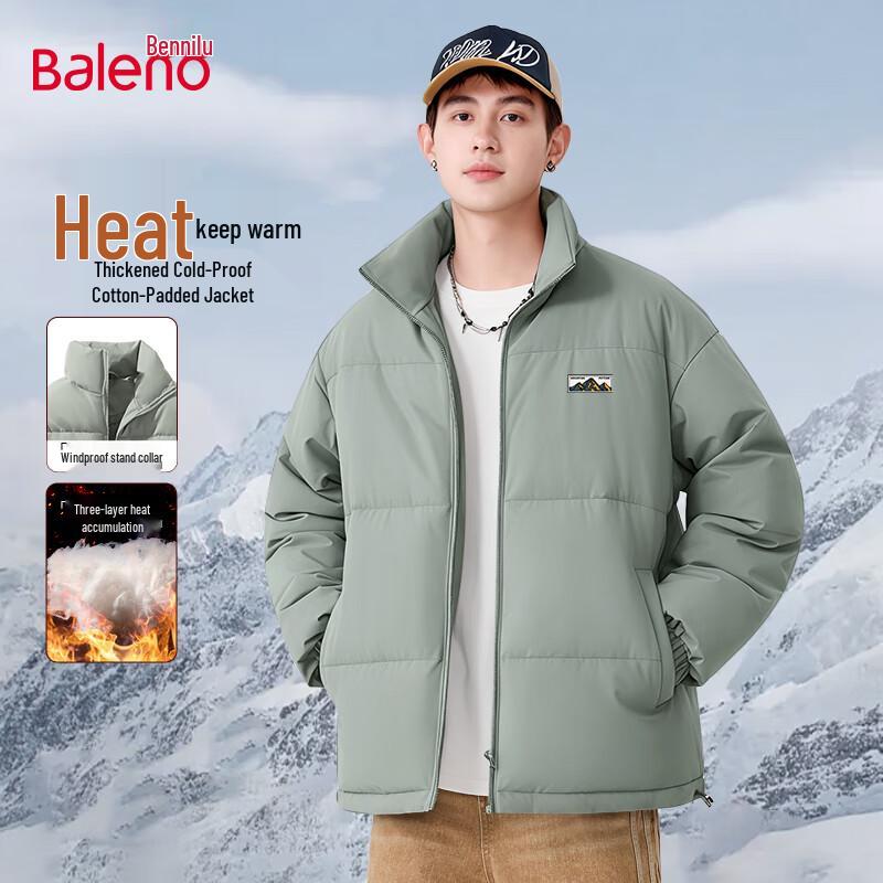 Baleno Men's Stand Collar Winter Padded Jacket
