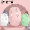 Bluetooth-compatible Wireless Mouse 2.4G Optical Mice with USB RGB 1600DPI Mouse for Computer Laptop PC Mute Mause