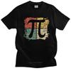 Retro Square Pi Symbol Gift T Shirt Men Cotton Tshirt Leisure Tee Short Sleeves Math Equations Teacher Geek T-shirts Loose Fit