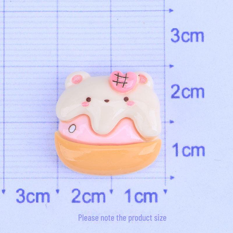 Food & Play DIY Cream Glue Phone Case Material: Hairpin, Hair Band, Jewelry Resin Accessories