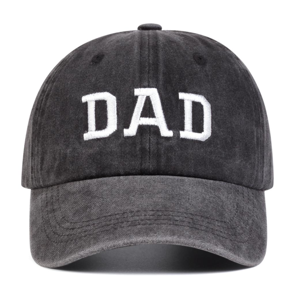 DAD MOM Embroidered Baseball Hat Retro Sports Casual Duck Tongue Hat Sun Hat