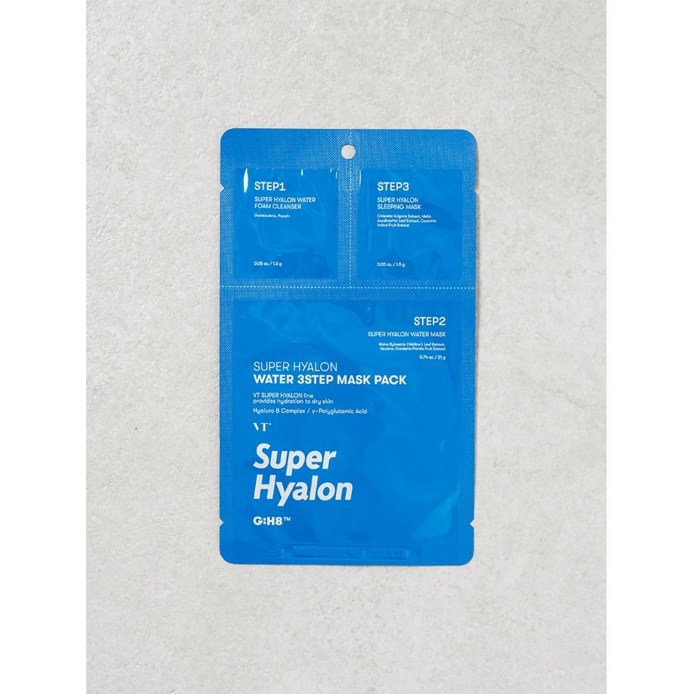 Vt Super Hyalon Water 3 Step Mask Pack
