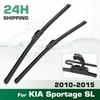 For KIA Sportage SL 2010-2015 2011 2012 2013 2014 Wiper Front Wiper Blades Windshield Windscreen Window Brush 24"+18