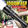 1000000LM Most Powerful LED Flashlight Rechargeable Type-c Flashlight Long Range 6000M Torch Light For Fishing Hunting