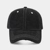 Solid Color Denim Baseball Cap for Women Korean Casual Duckbill Cap for Men Summer Sun Protection Cap