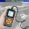 OBD2 Scanner Check Engine System Car Diagnostic Tool Multi-language Battery Tester Code Reader V318 Read Vehicle Information