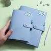 PU Leather A5/A6 Binder Notebook Cover Refillable Journal Agenda Planner Cover Men