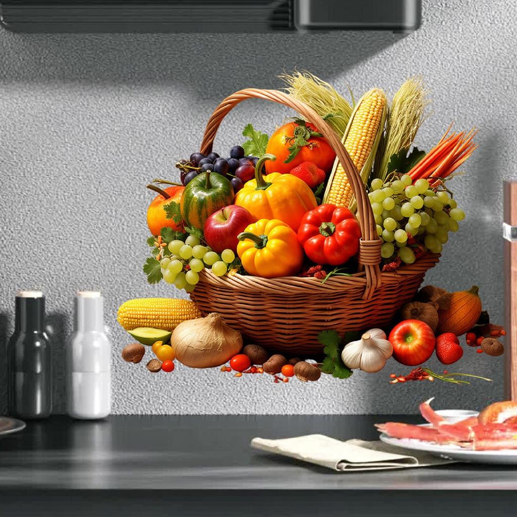 Fruit Blue Stickers Home Decoration Stickers Are Removable