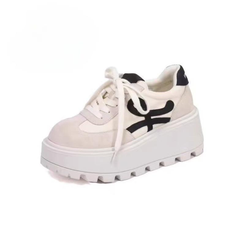 New Thick-soled Women's Models Show Small Retro Style Autumn Models Muffin Sneakers Women